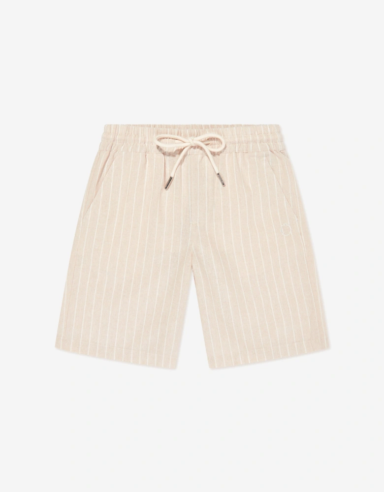 Boys Vaplit Bermuda Shorts in Beige