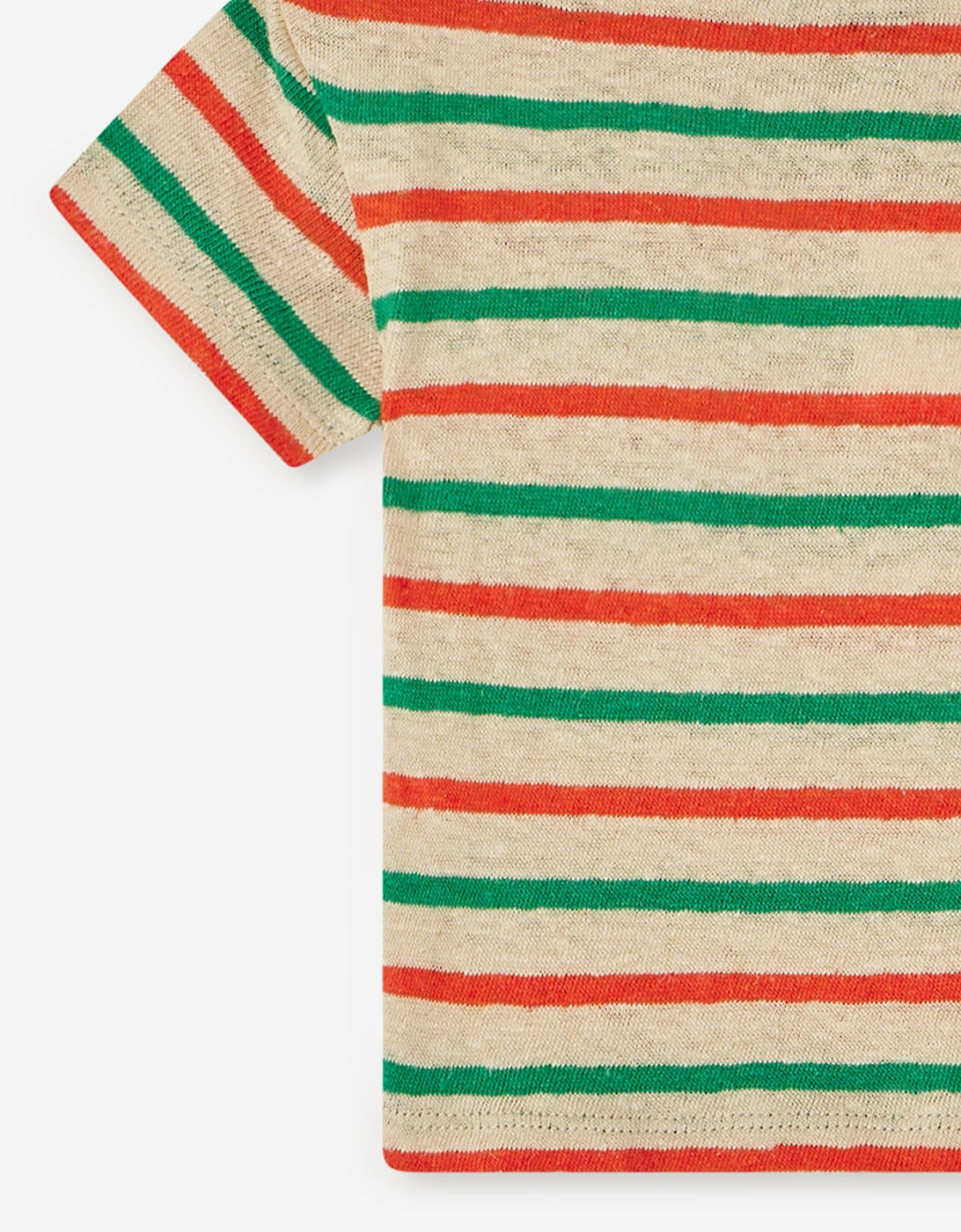 Baby Boys Striped Gaye T-Shirt in Red