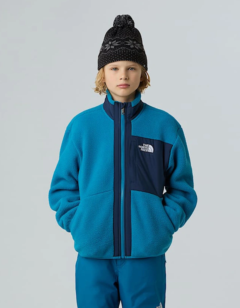 Boys Yumiori Full Zip Jacket in Blue