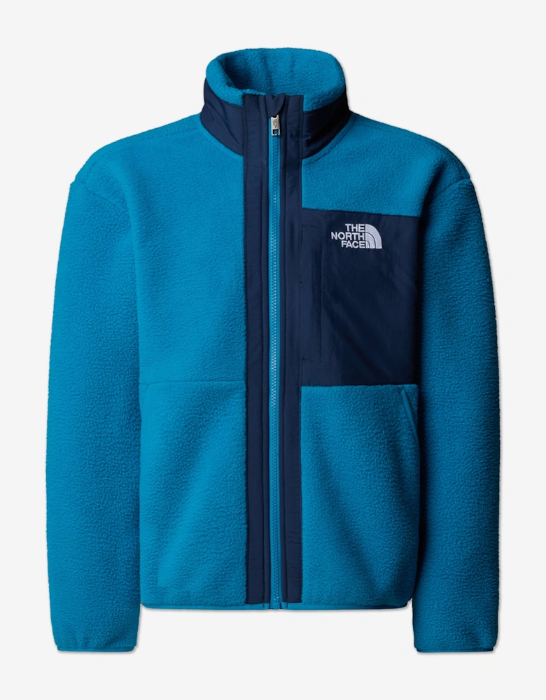 Boys Yumiori Full Zip Jacket in Blue