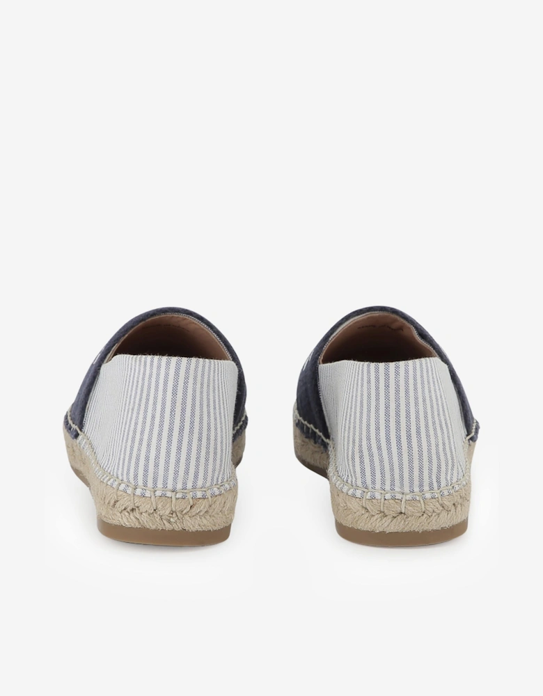 Girls Logo Espadrilles in Blue