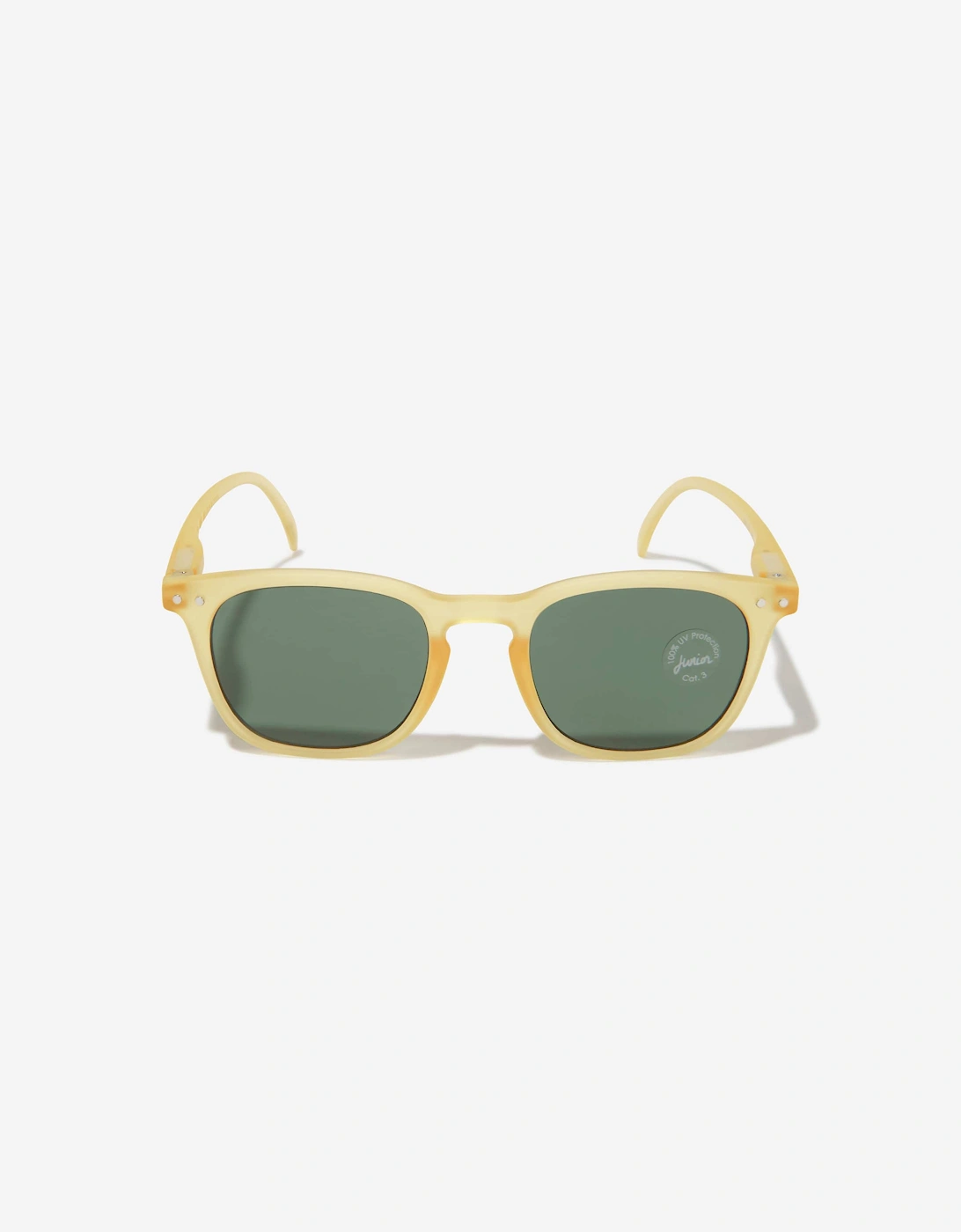 Kids Iconic Trapeze Sunglasses in Yellow