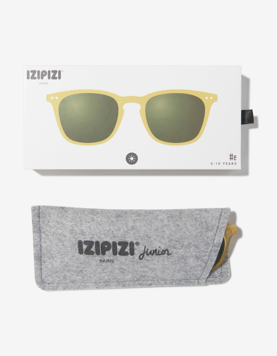 Kids Iconic Trapeze Sunglasses in Yellow
