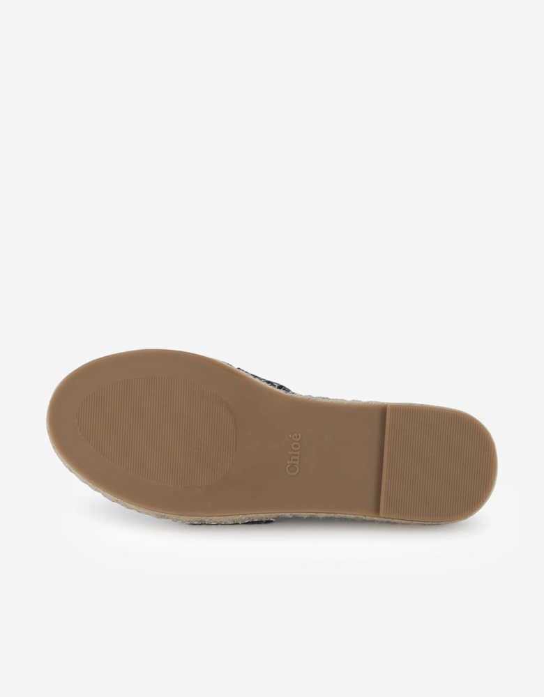 Girls Logo Espadrilles in Blue