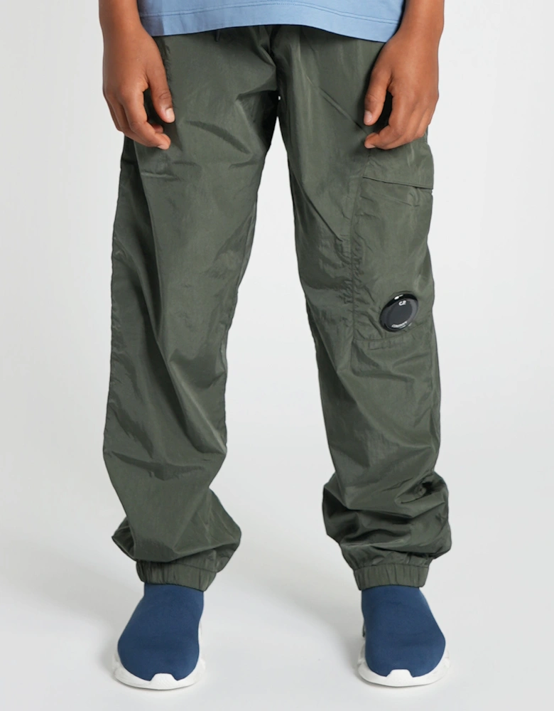 C.P. Company Boys Cargo Trousers in Green