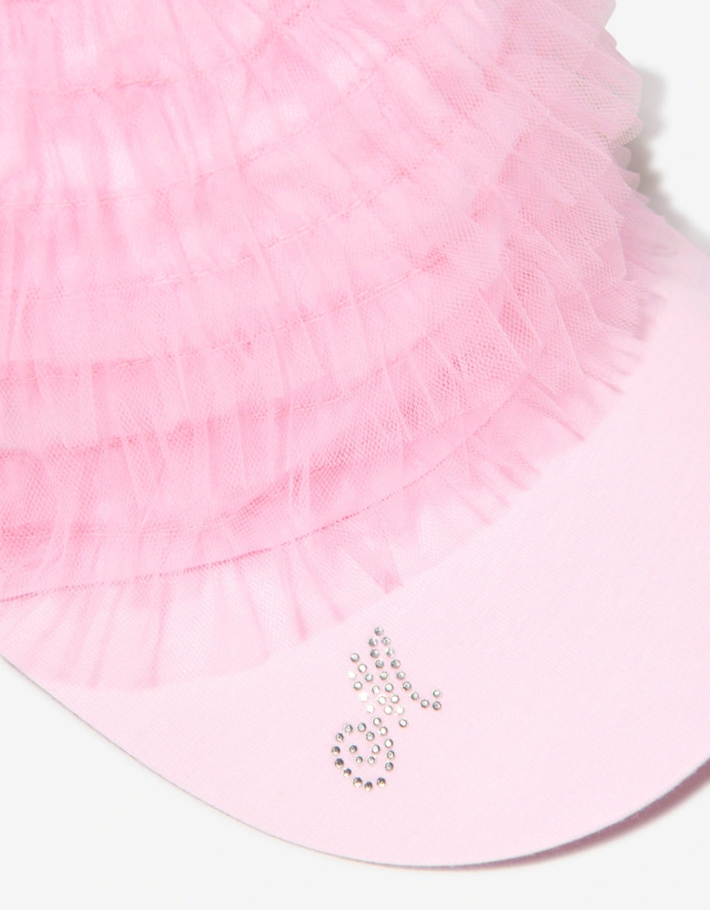 Girls Tulle Logo Cap