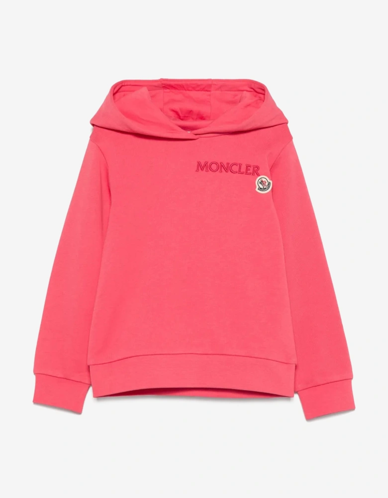Girls Logo Hoodie in Pink
