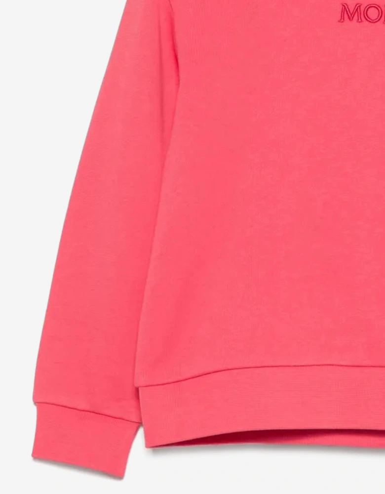 Girls Logo Hoodie in Pink