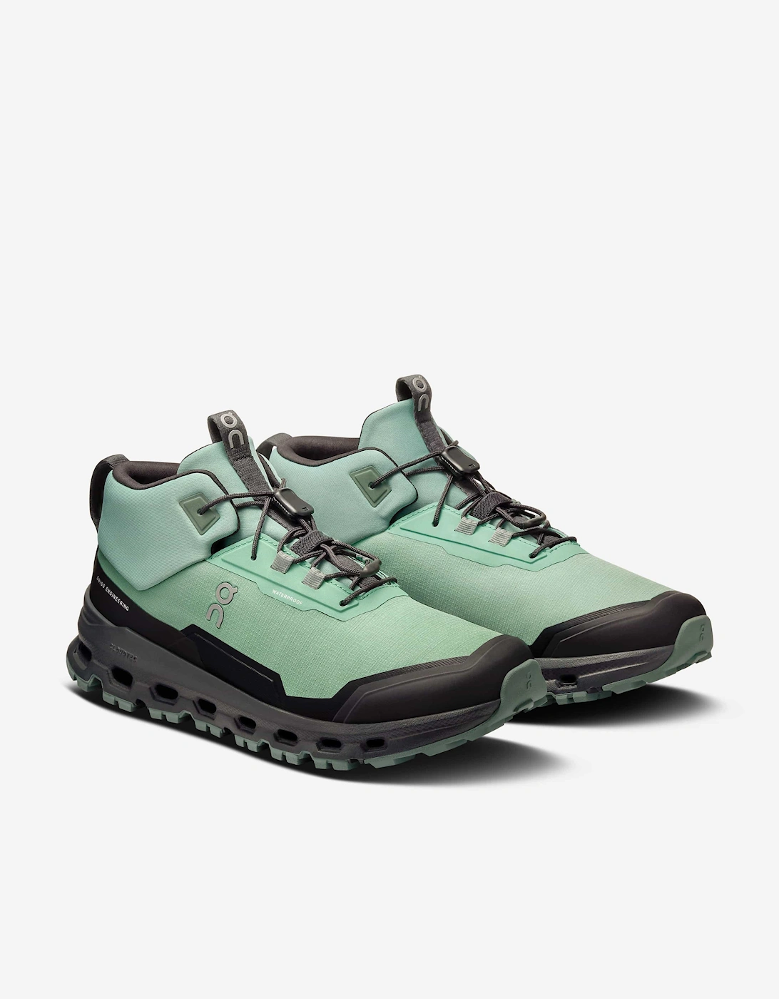 Kids Cloudhero Mid Waterproof Trainers in Green