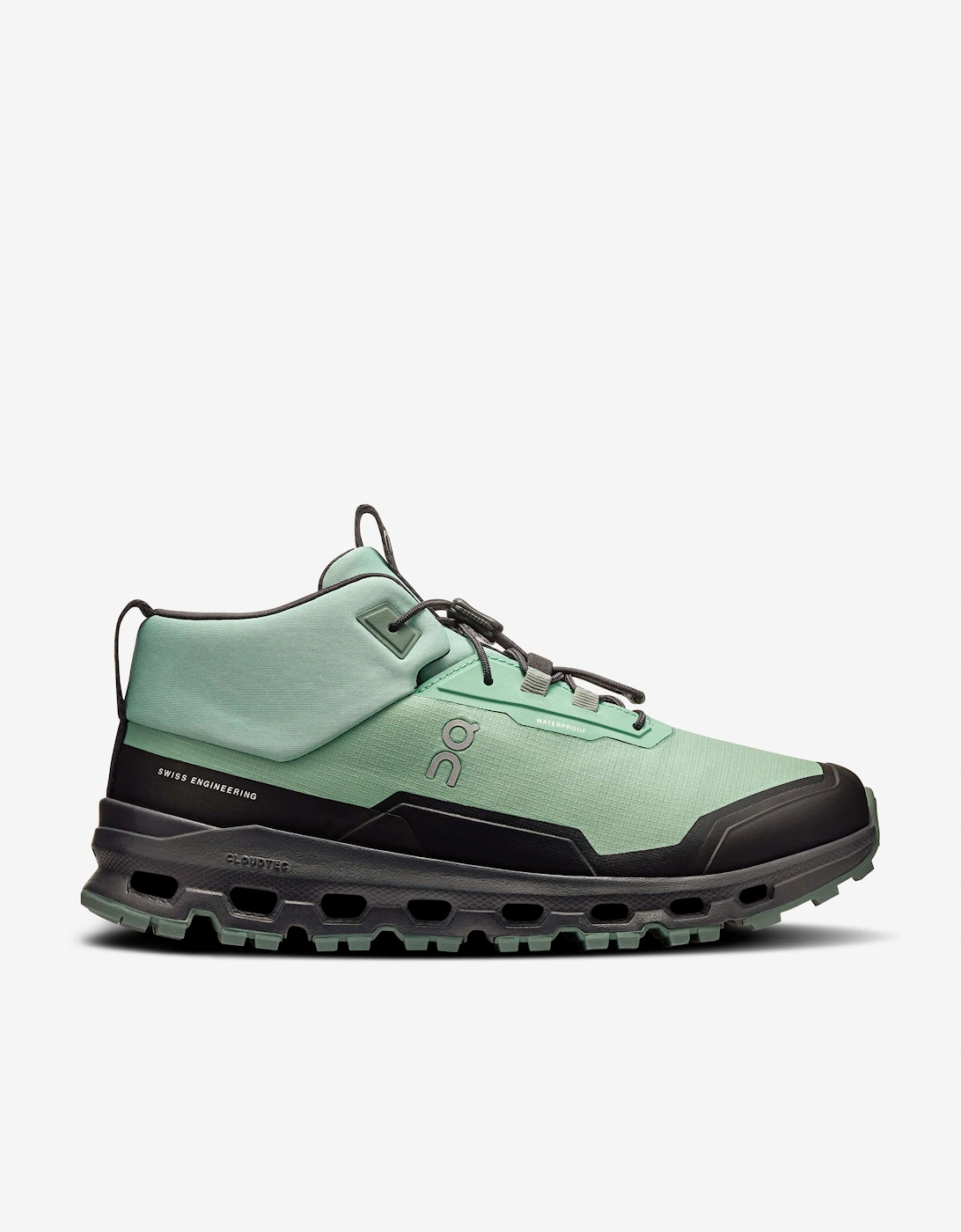 Kids Cloudhero Mid Waterproof Trainers in Green, 5 of 4