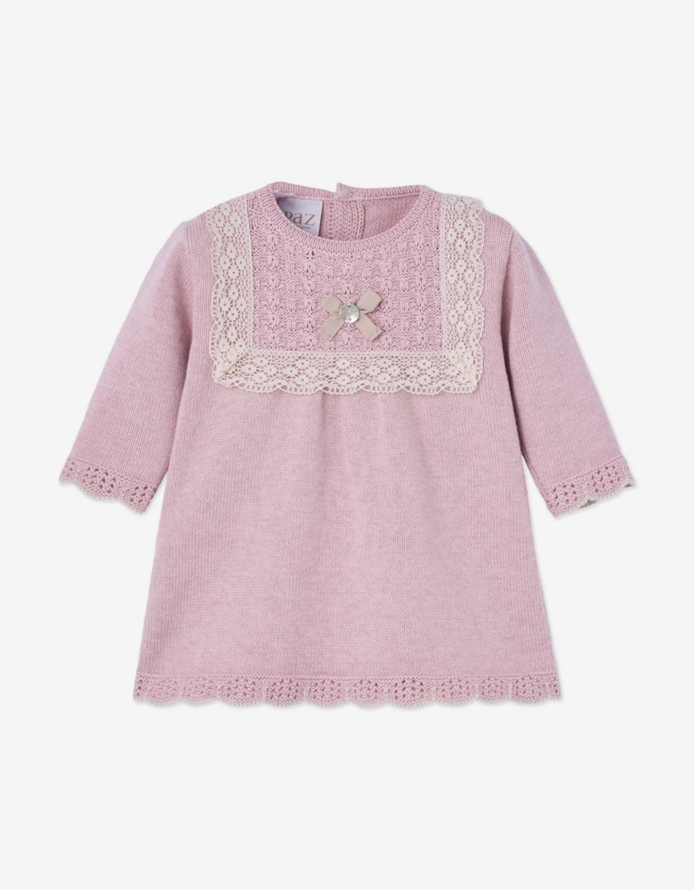 Baby Girls Knitted Dress in Pink