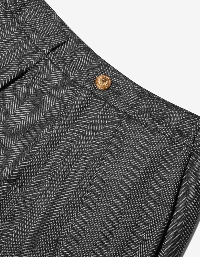 Boys Suit Trousers in Black