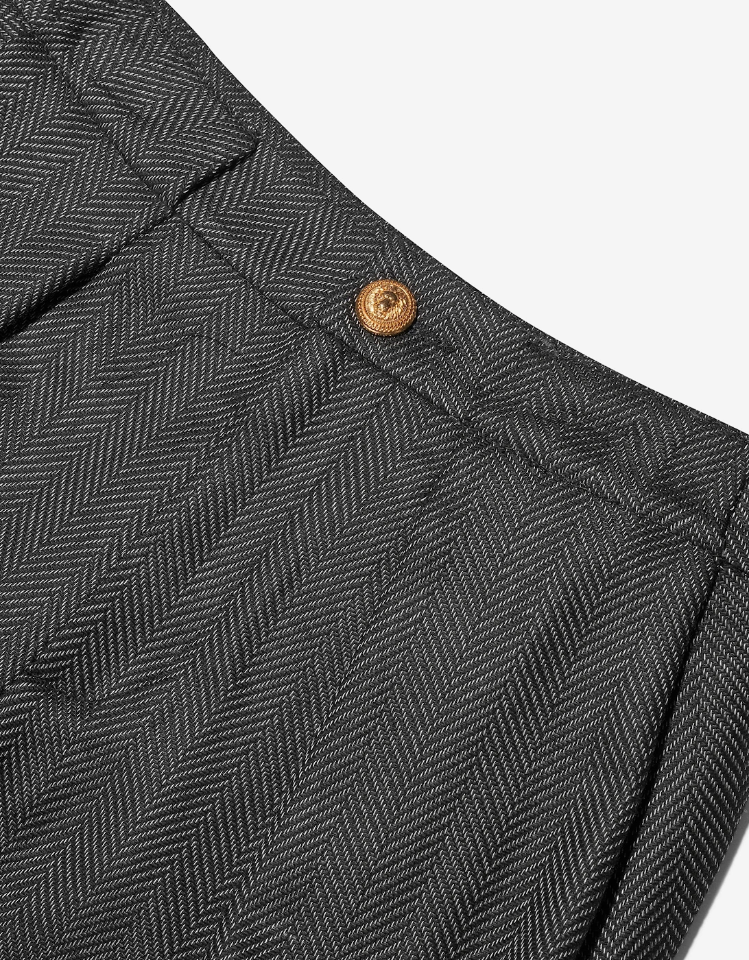 Boys Suit Trousers in Black