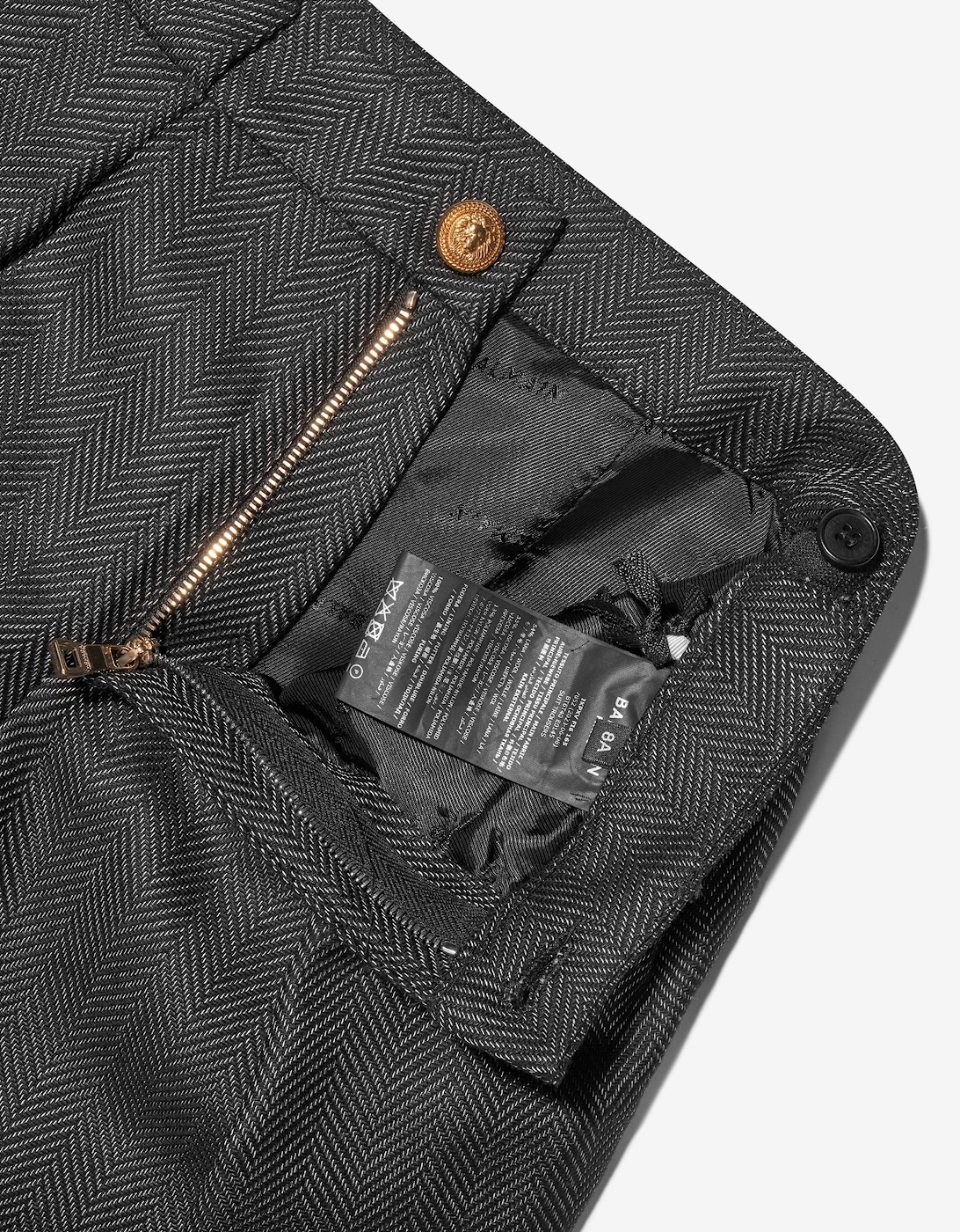 Boys Suit Trousers in Black