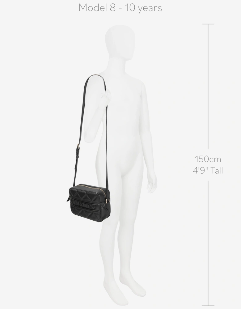 Ada Crossbody Bag in Black (19.5cm)