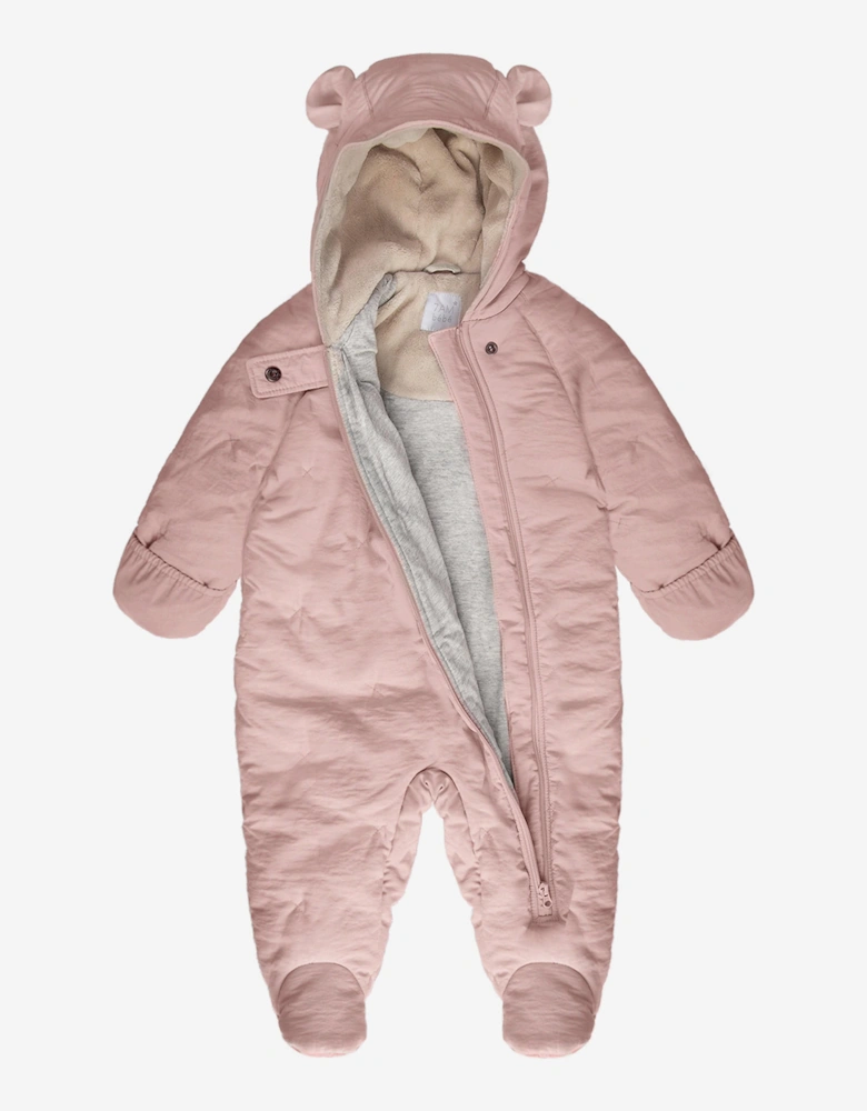 7AM Enfant Baby Girls Snowsuit-Airy in Pink