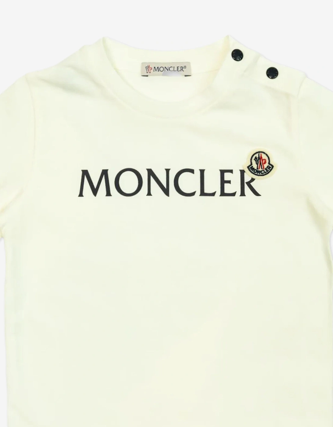 Baby Boys Logo T-Shirt in Ivory