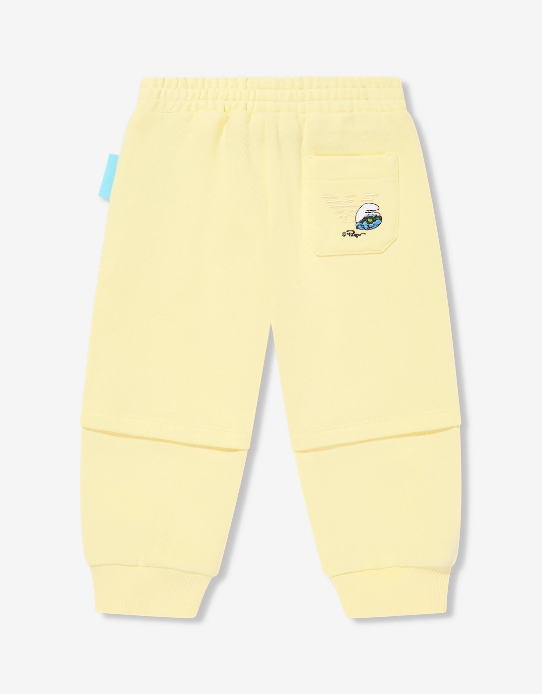 Baby Boys Smurf Joggers in Yellow