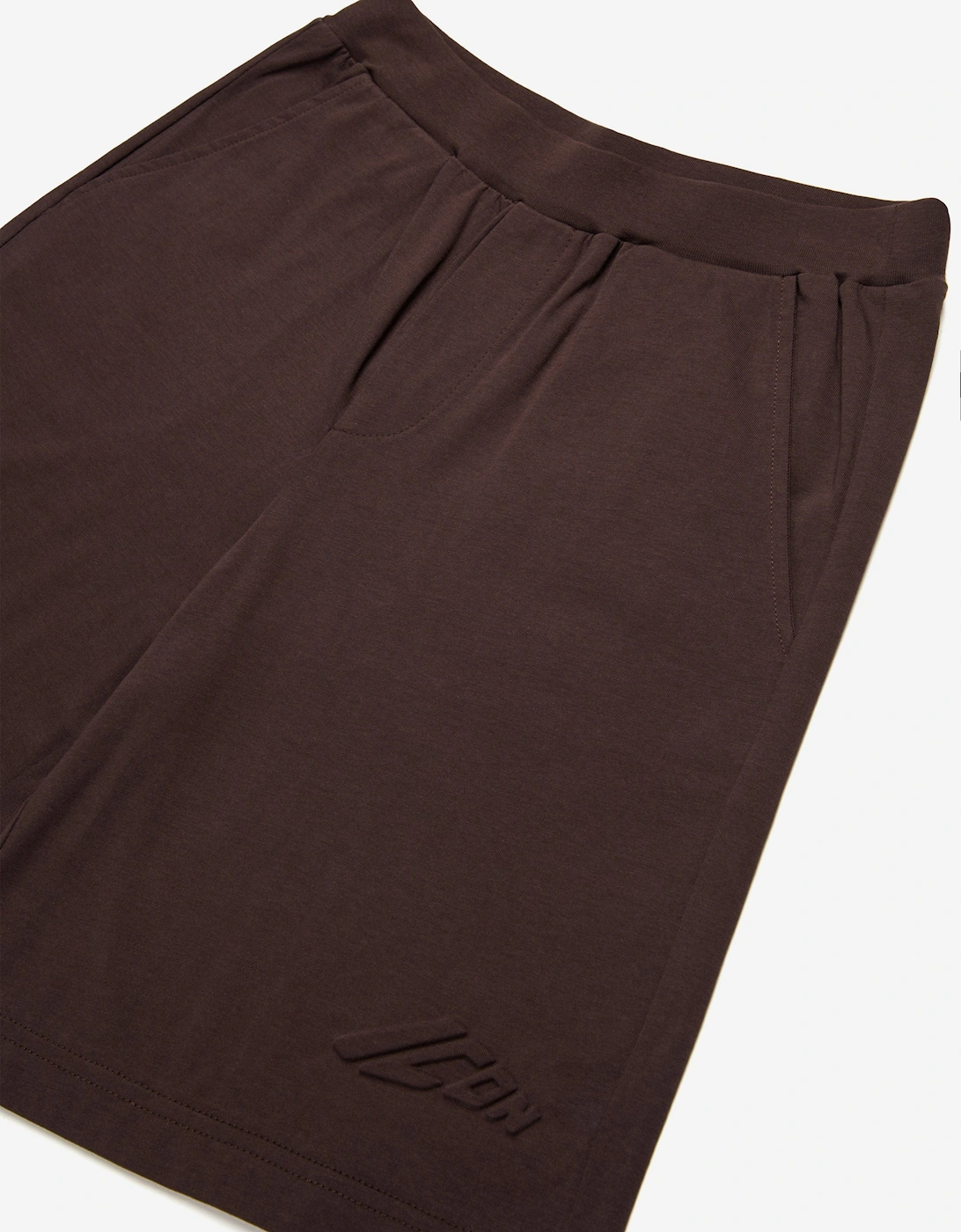 Kids Icon Shorts in Brown