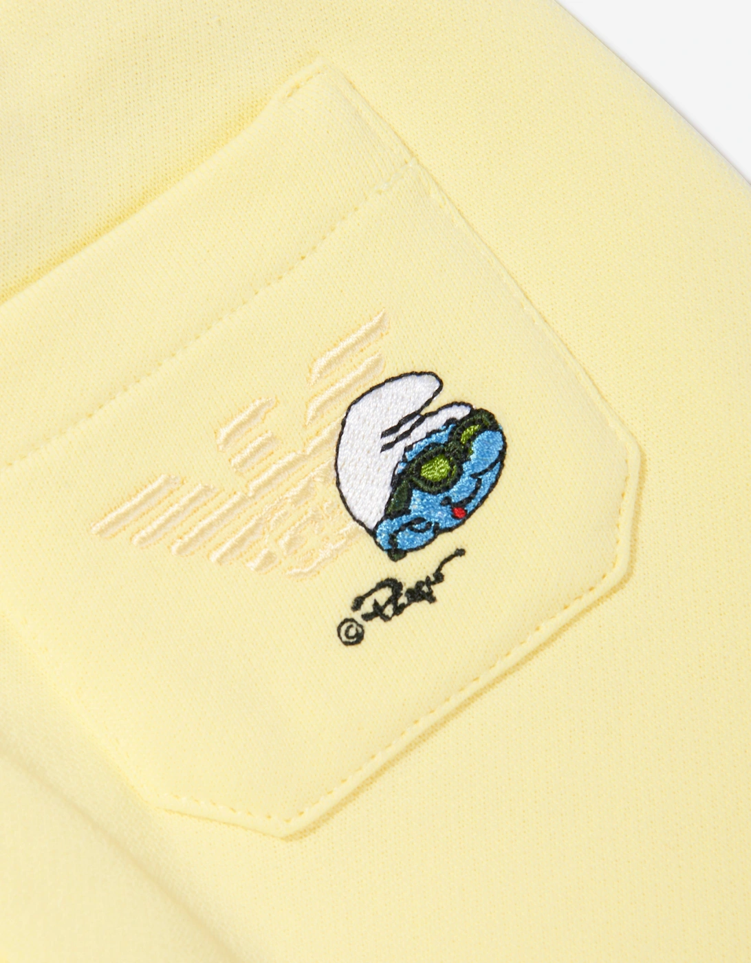 Baby Boys Smurf Joggers in Yellow
