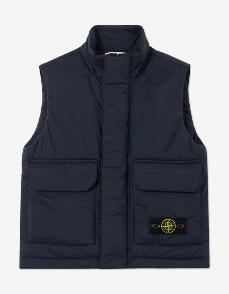 Boys Pocket Gilet in Navy