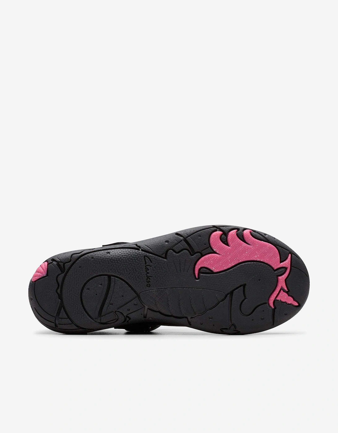 Girls Leather Relda Wish Shoes in Black