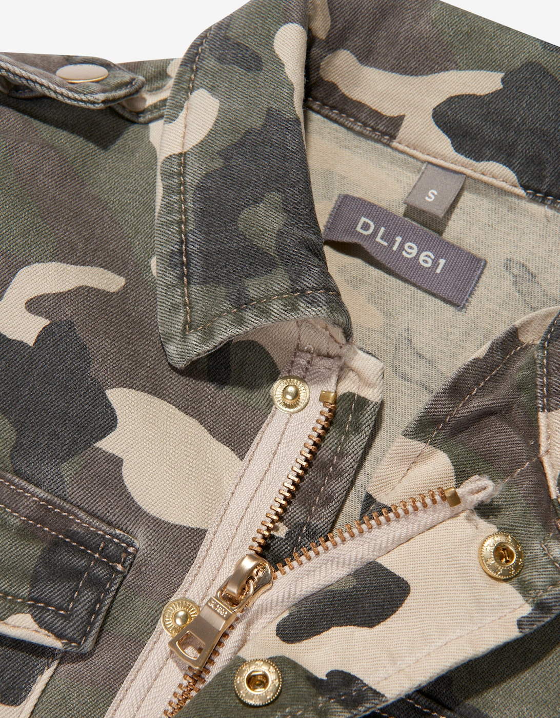 Girls Rocco Camouflage Jacket in Green