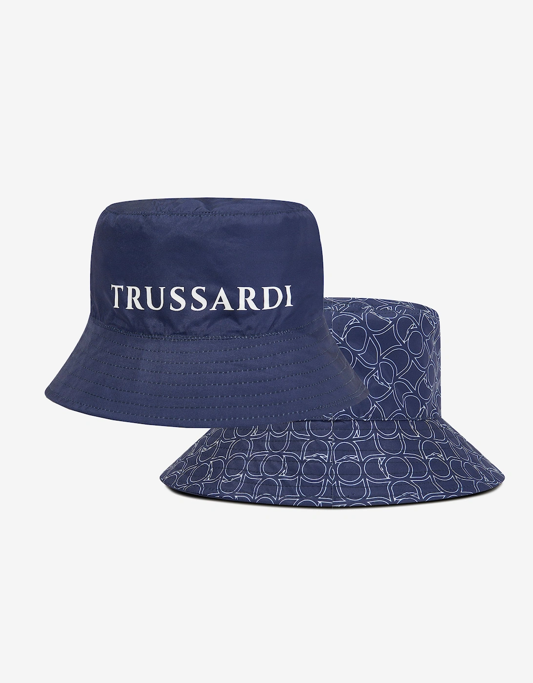 Boys Quinsi Reversible Bucket Hat in Blue, 6 of 5