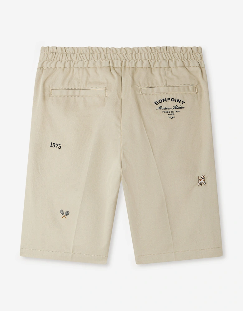 Boys Christian Shorts in Beige