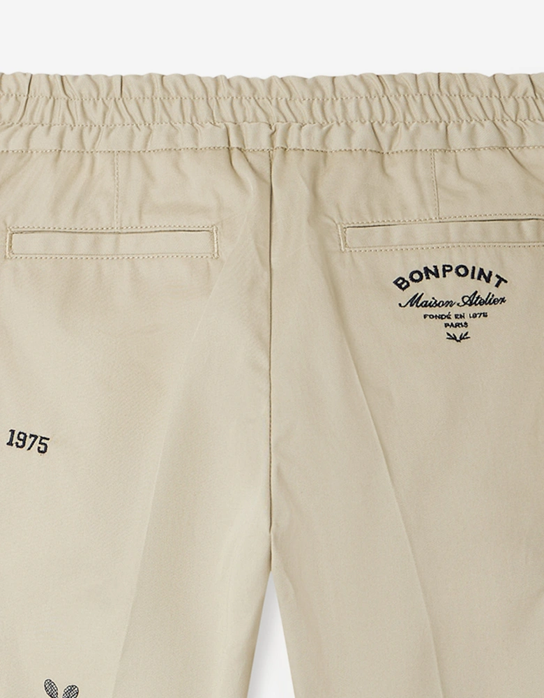 Boys Christian Shorts in Beige