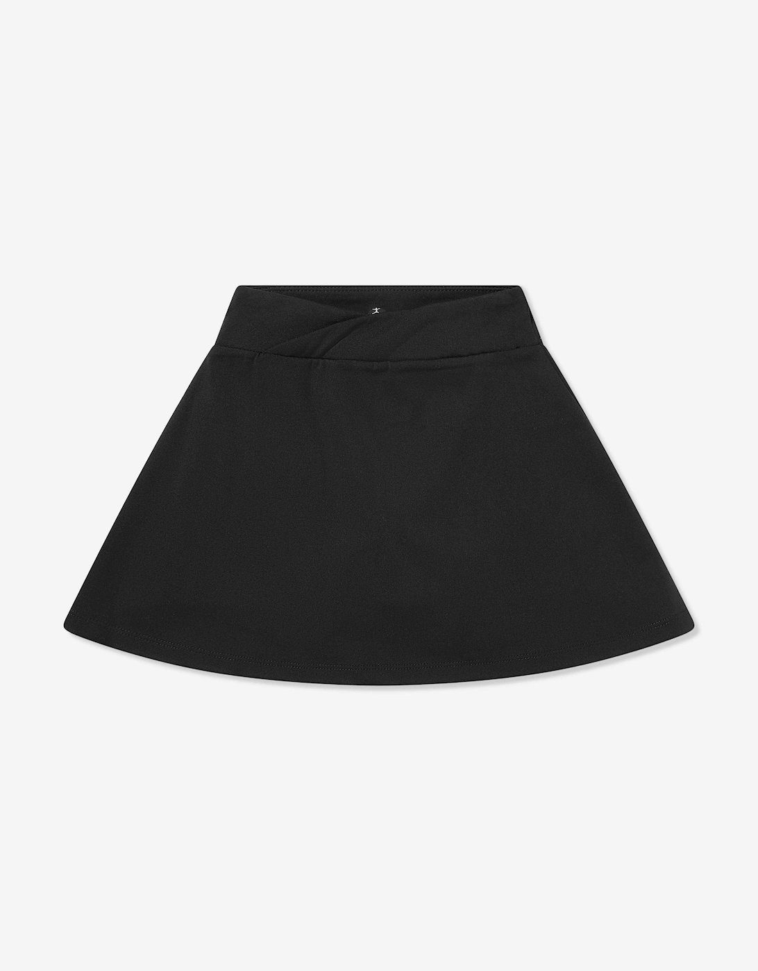 Girls Cross Front Tennis Skort in Black, 5 of 4