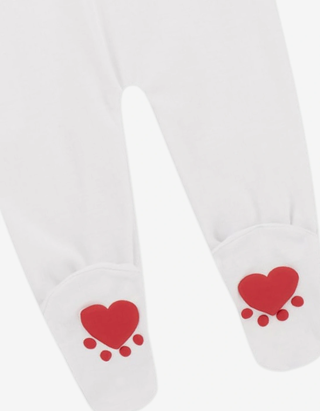Baby Teddy Bear Babygrow in White