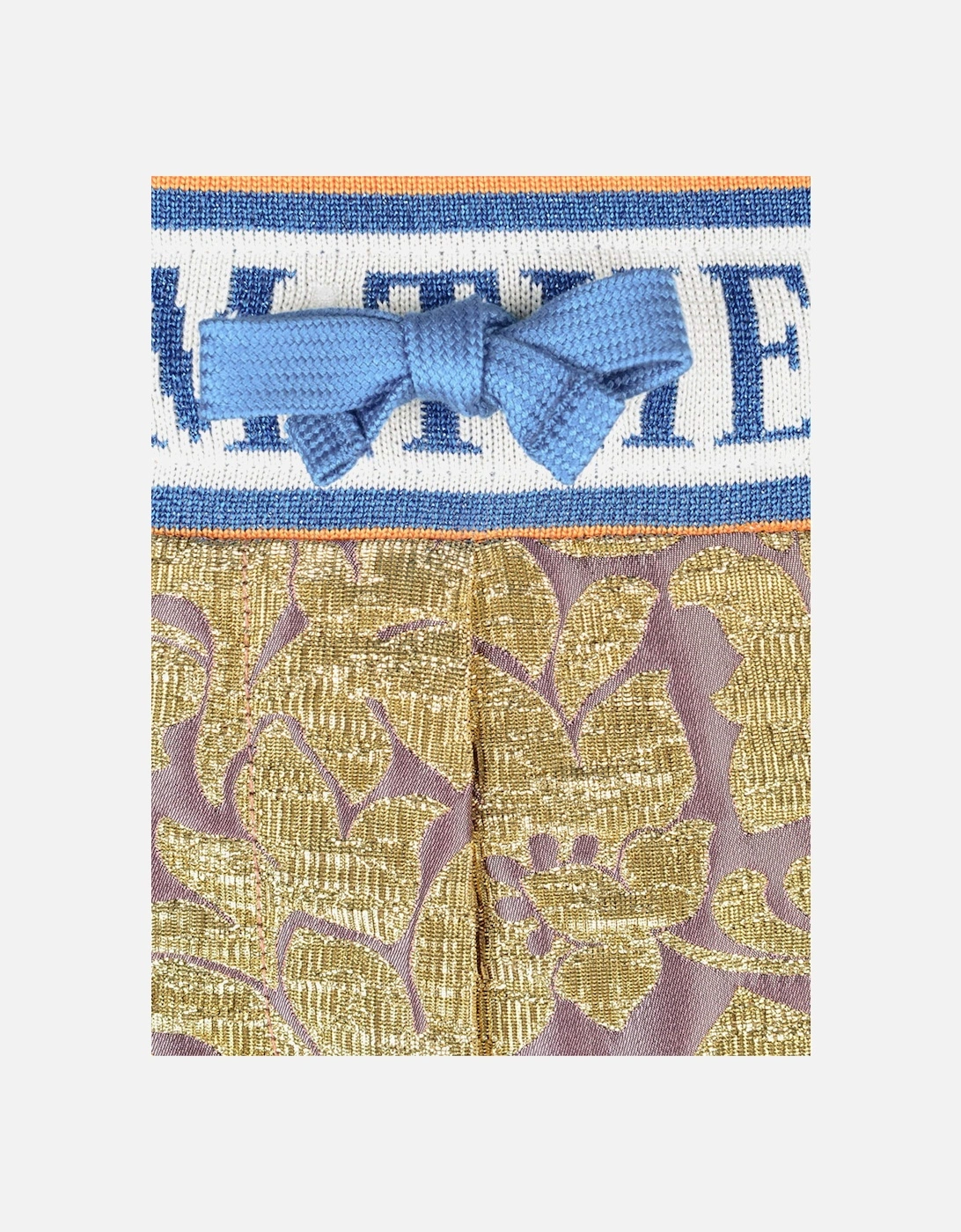 Girls Silk Brocade Trousers