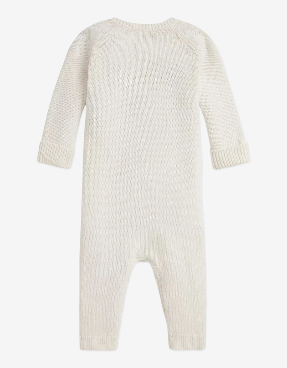 Baby Boys Cotton Flag Romper in Ivory