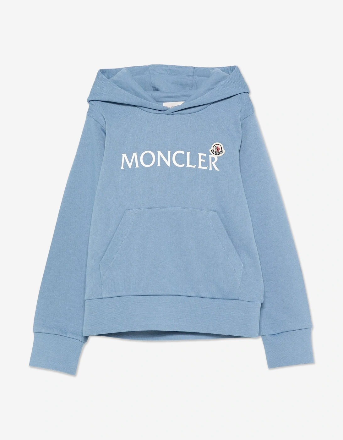 Boy's Moncler Enfant Kids Logo Hoodie in Blue - Size: 6 years