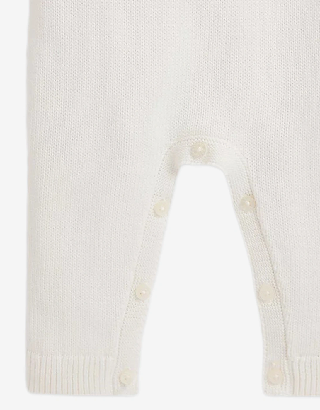 Baby Boys Cotton Flag Romper in Ivory