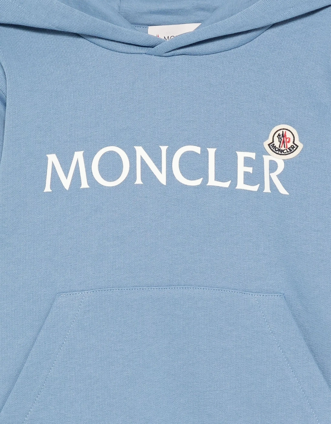 Moncler Boys Blue Enfant Logo Hoodie In - : 4 Years Size 4 Yrs Kids
