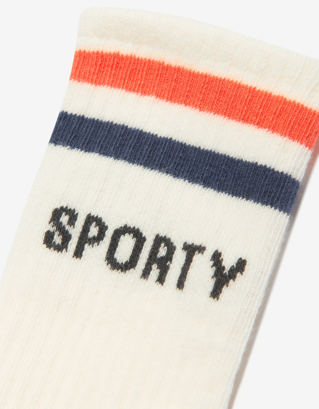 Kids Sporty Socks in White