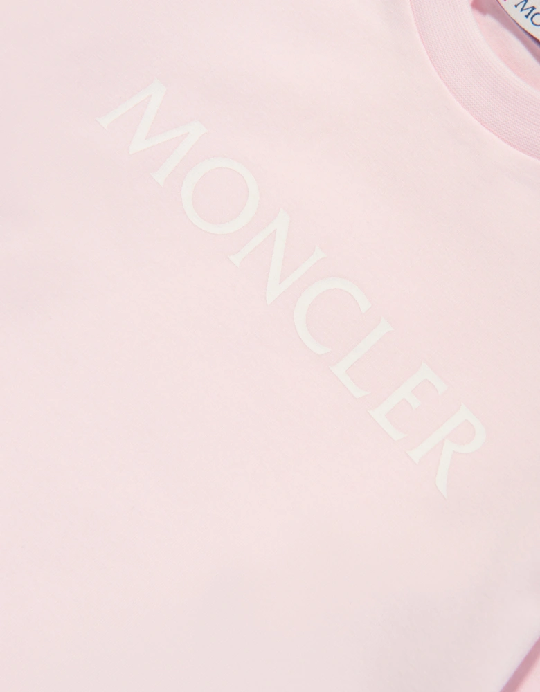 Enfant Baby Girls Long Sleeve Logo T-Shirt in Pink
