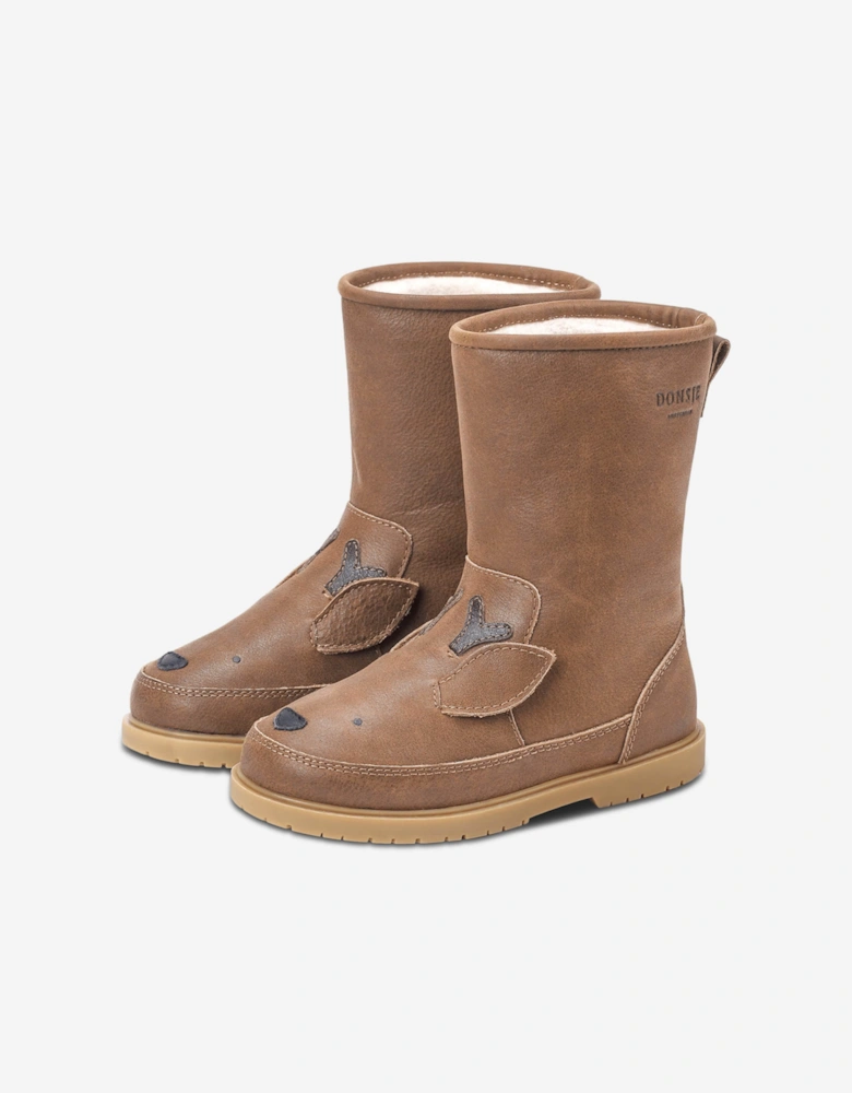 Boys Wadudu Special Stag Boots in Brown