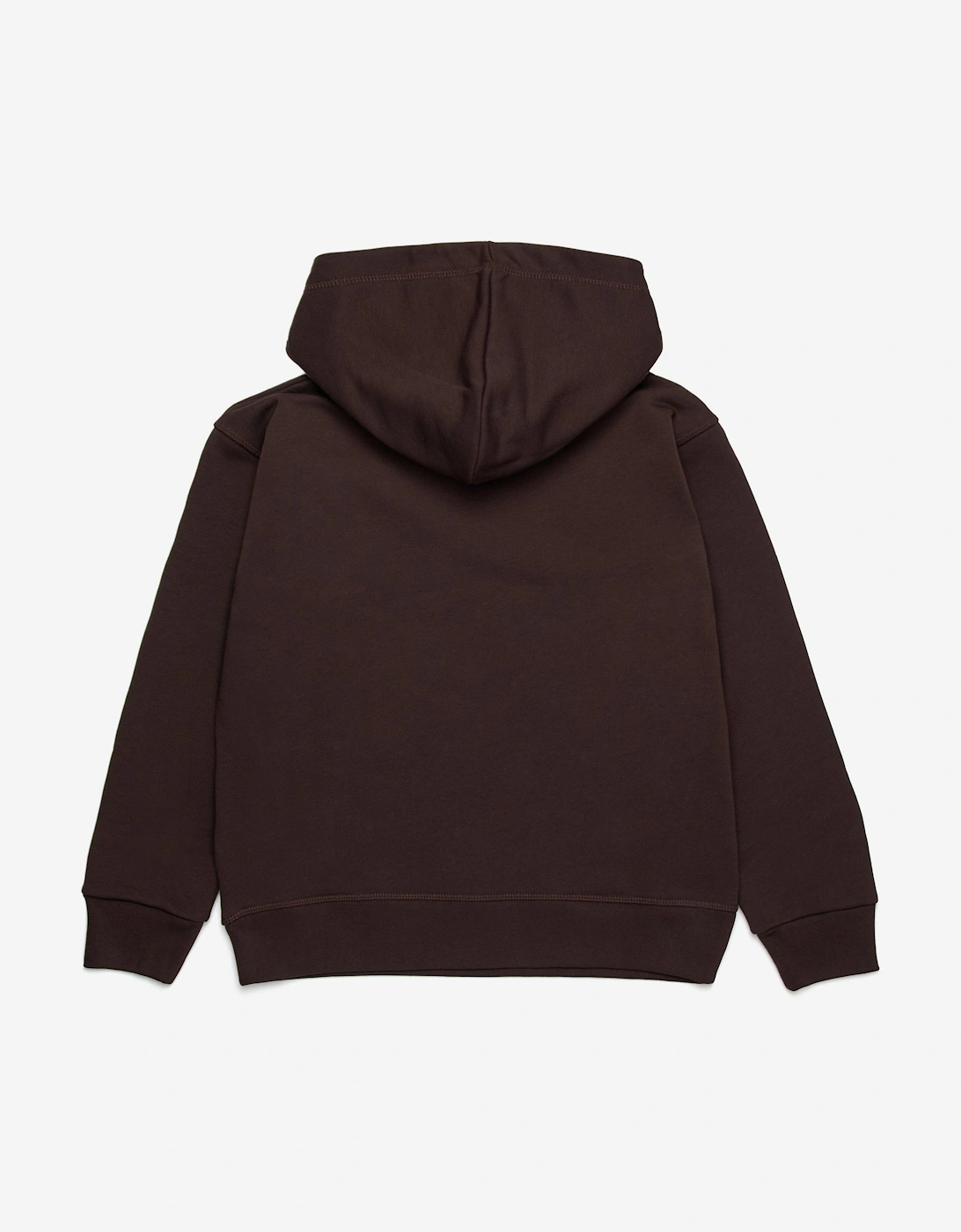 Kids Icon Pocket Hoodie in Brown