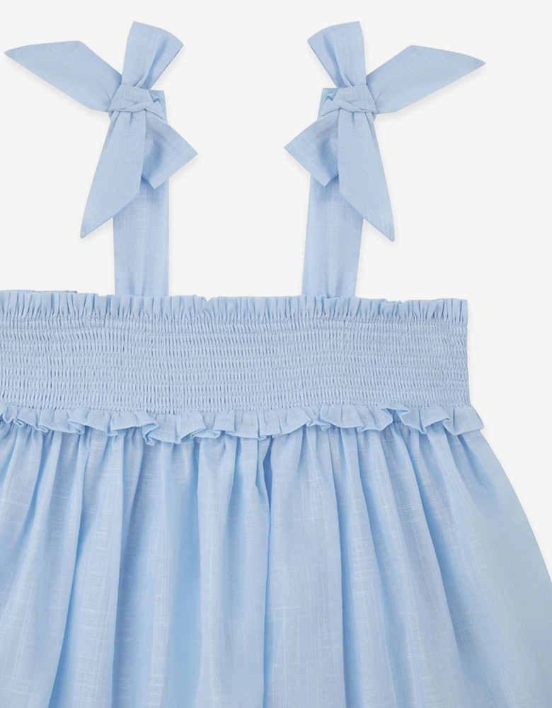 Girls Cascadian Ric Rac Top in Blue