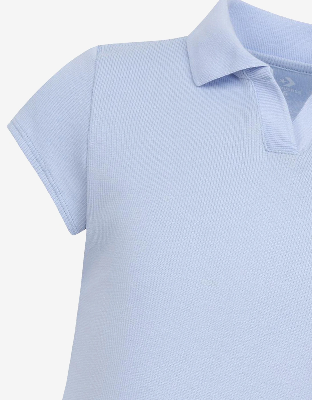 Girls Polo CTP Fitted Dress in Blue