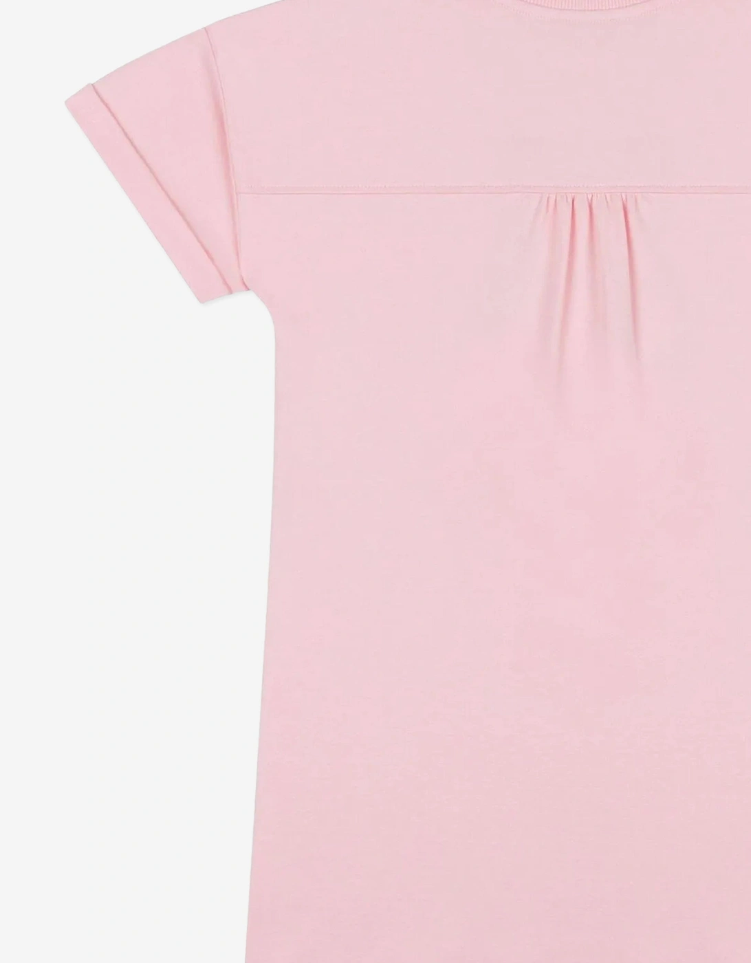 Girls Teddy Bear Logo Dress in Pink