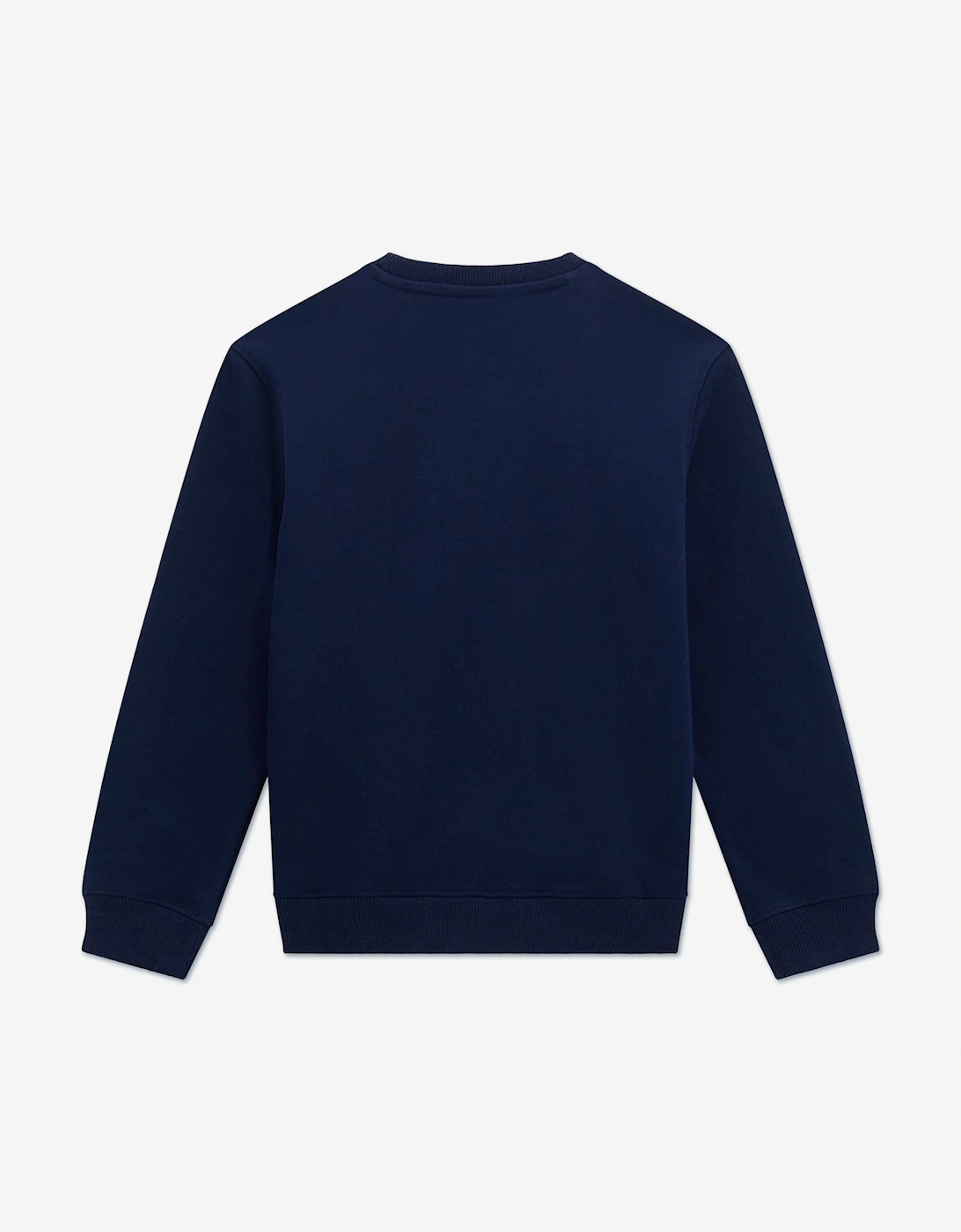 Boys Bear Logo Sweatshirt in Navy