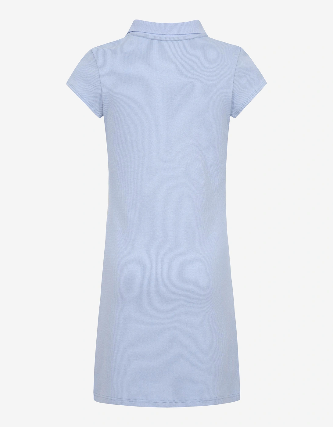 Girls Polo CTP Fitted Dress in Blue