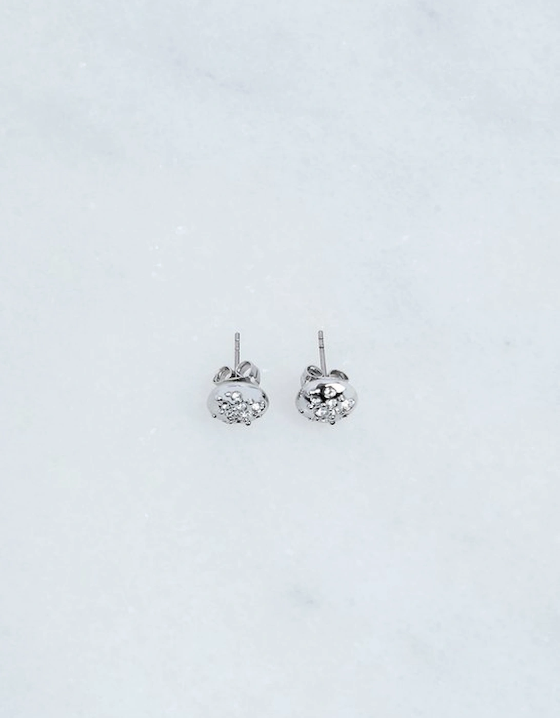 Hand Set European Crystal Sprinkle Stud Earrings