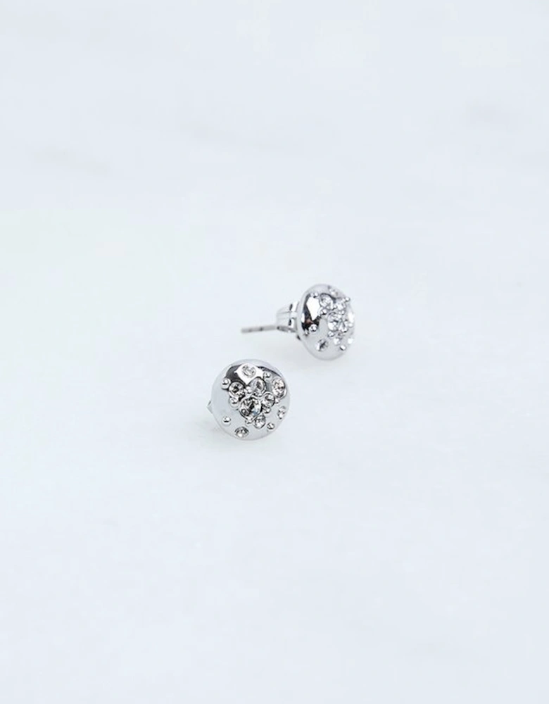 Hand Set European Crystal Sprinkle Stud Earrings