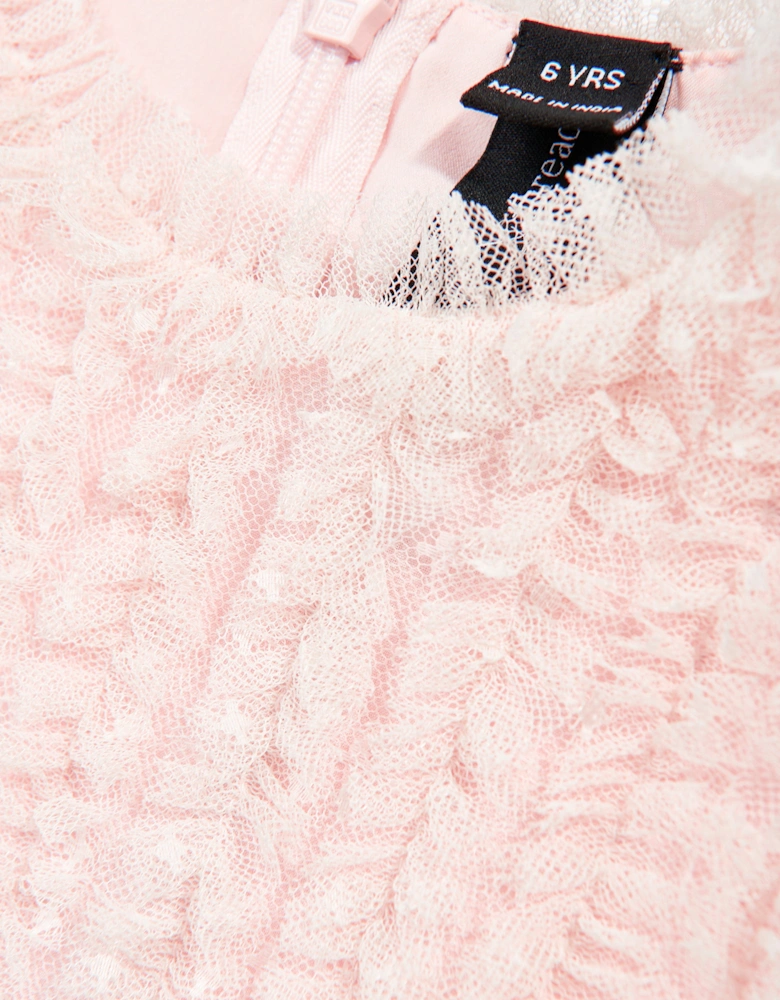Girls La Vie En Rose Dress in Pink