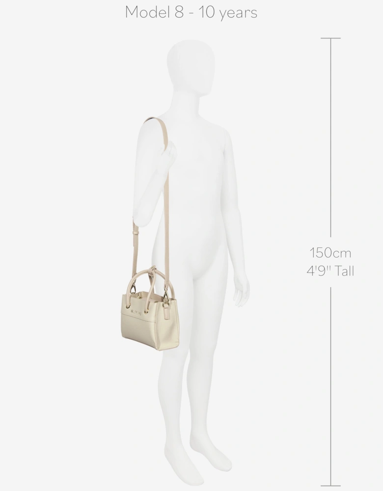 Alexia Tote Bag in Ivory (21cm)